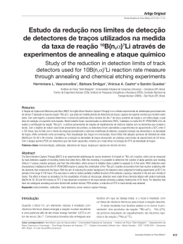 Estudo da redu&ccedil;&atilde;o nos limites de detec&ccedil;&atilde;o de detectores de