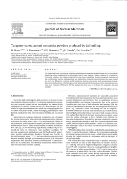 Journal of Nuclear Materials