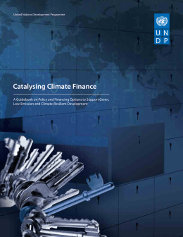 UNDP-Catalysing-Climate Finance