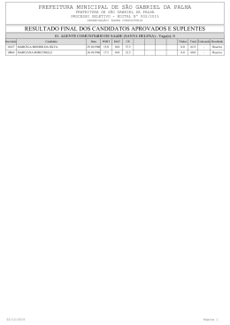 Resultado Final - &Aacute;gora Consultoria