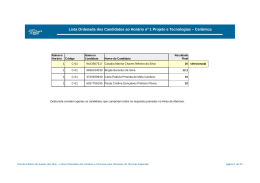 Podem consultar neste link as Listas Ordenadas dos Candidatos