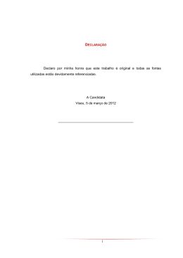 i Declaro por minha honra que este trabalho &eacute; original e todas as