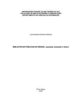 Este trabalho pretende contribuir para o estudo das