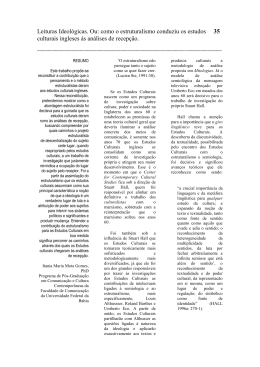 Este trabalho prop&otilde;e-se reconstituir a contribui&ccedil;&atilde;o que o