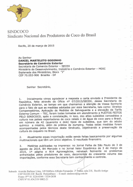 SINDCOCO Sindicato Nacional dos Produtores de Coco do Brasil