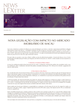 nova legislação com impacto no mercado imobiliário de