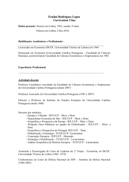 Prof. Doutor Ern&acirc;ni Rodrigues Lopes