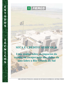 SECA E CR&Eacute;DITO AGR&Iacute;COLA - Sistema FIERGS