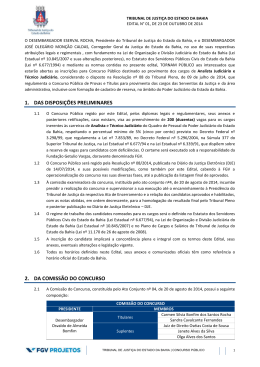 Edital - Fundação Getulio Vargas