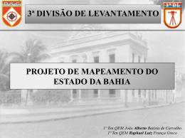 projeto de mapeamento do estado da bahia