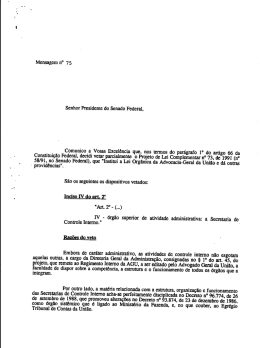 vetado - Presidência da República