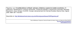 Filgueiras, Luiz. O neoliberalismo no Brasil: estrutura