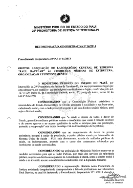 RECOMENDA&Ccedil;&Atilde;O 29&ordf; - RAUL BACELAR