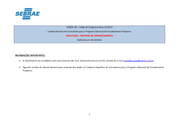 Resultado do Processo de Credenciamento