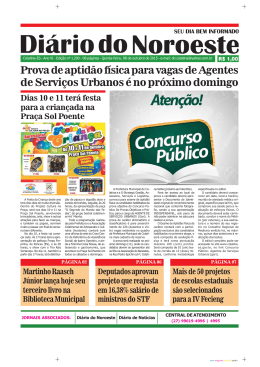 Prova de aptid&atilde;o f&iacute;sica para vagas de Agentes de Servi&ccedil;os Urbanos