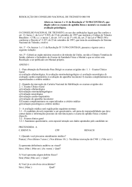 RESOLU&Ccedil;&Atilde;O DO CONSELHO NACIONAL DE TR&Acirc;NSITO 080/198