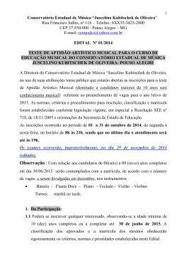 Edital Exame de Aptid&atilde;o