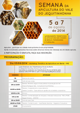 Veja aqui a programa&ccedil;&atilde;o.