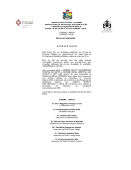 edital - Universidade Federal do Amap&aacute;