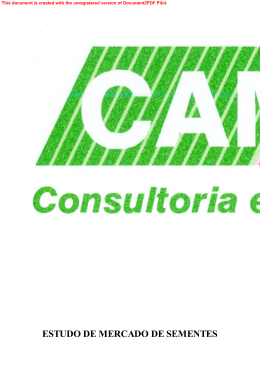 Estudo de mercado AMAP&Aacute;