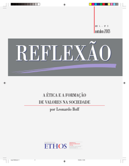 capa Reflex‰o 11 - Instituto Ethos