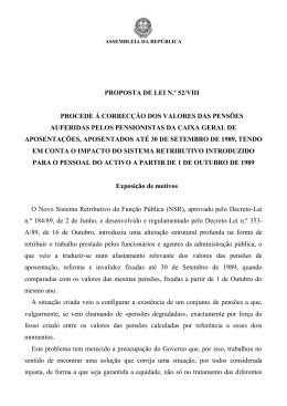 proposta de lei n.&ordm; 52/viii procede &agrave; correc&ccedil;&atilde;o dos valores das
