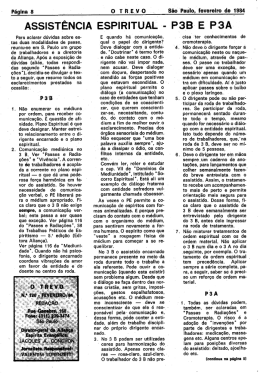 Assist&ecirc;ncia Espiritual P-3B e P