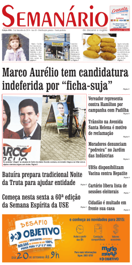 Edi&ccedil;&atilde;o 1096, de 5 de Setembro de 2014