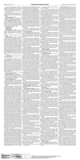 170 &ndash; S&atilde;o Paulo, 59 (34) Di&aacute;rio Oficial da Cidade de S&atilde;o Paulo