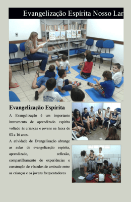 Conhe&ccedil;a a Evangeliza&ccedil;&atilde;o
