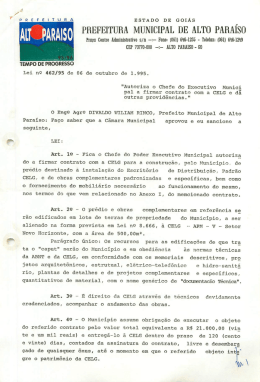 Prefeitura Municipal de Alto Paraíso de Goiás (GO)