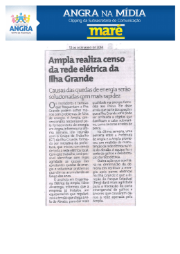 Ampla realiza censo da rede el&eacute;trica da Ilha Grande