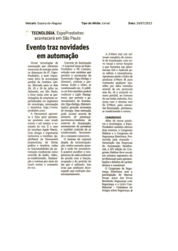 Evento traz novidades em automa&ccedil;&atilde;o
