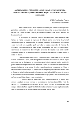 A utiliza&ccedil;&atilde;o dos peri&oacute;dicos locais ____Ana Cristina Pereir&hellip;