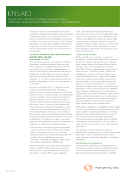 Processo de Sele&ccedil;&atilde;o de Peri&oacute;dicos