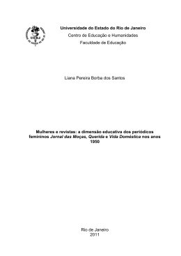 Liana Pereira Borba dos Santos Mulheres e revistas: a