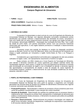 engenharia de alimentos - umuarama