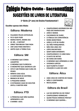 Editora: Moderna Editora: SM Editora: FTD Editora: Ática Editora do