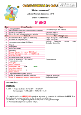 5 ANO - Col&eacute;gio Equipe