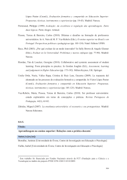 Aprendizagem no ensino superior: Rela&ccedil;&otilde;es com a pr&aacute;tica docente