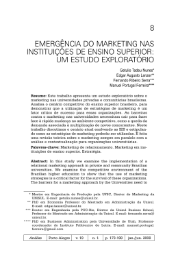 8 emergência do marketing nas instituições de ensino superior