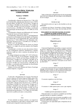 Portaria n.º 478/2010