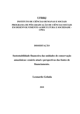 GELUDA, Leonardo. Sustentabilidade