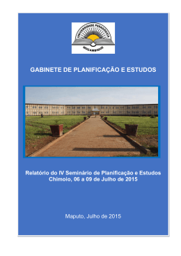 PROCESSO DE ELABORACAO DO PES/ORCAMENTO DO