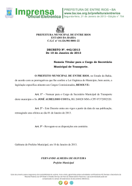 Extrato de Abertura