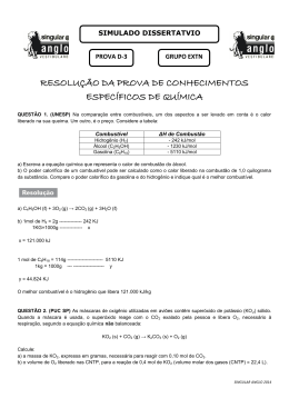 resolu&ccedil;&atilde;o da prova de conhecimentos espec&iacute;ficos de qu&iacute;mica