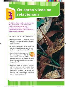 Os seres vivos se relacionam