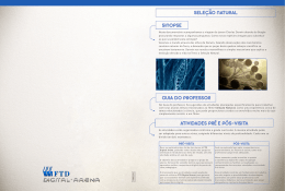 SELEÇÃO NATURAL SINOPSE GUIA DO