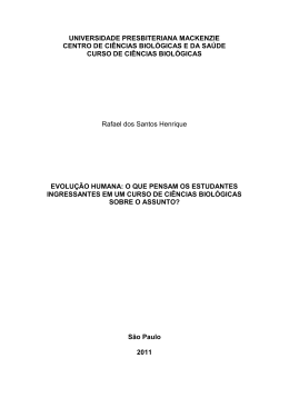 Evolu&ccedil;&atilde;o Humana