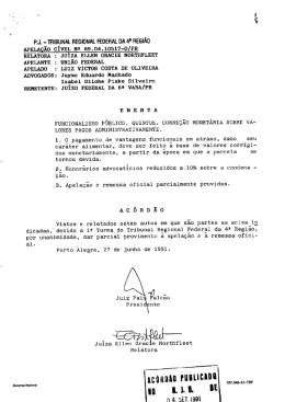P.J. -TRIBUNAL REGIONAL FEDERAL DA 4`